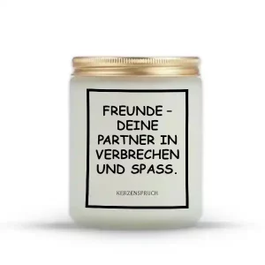 „FREUNDE – DEINE PARTNER IN VERBRECHEN UND SPASS.“