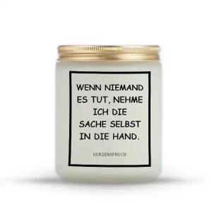 „WENN NIEMAND ES TUT, NEHME ICH DIE SACHE SELBST IN DIE HAND.“