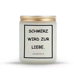 „SCHMERZ WIRD ZUR LIEBE.“