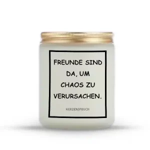 „FREUNDE SIND DA, UM CHAOS ZU VERURSACHEN.“