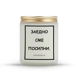 ЗАЕДНО СМЕ ПОСИЛНИ.