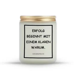 „ERFOLG BEGINNT MIT EINEM KLAREN WARUM.“