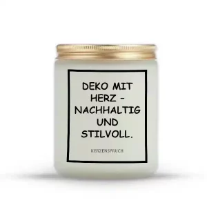 "DEKO MIT HERZ – NACHHALTIG UND STILVOLL."
