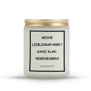 „MEINE LIEBLINGSFARBE? GANZ KLAR: REGENBOGEN!“