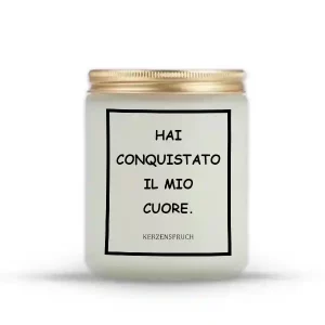 "HAI CONQUISTATO IL MIO CUORE."
