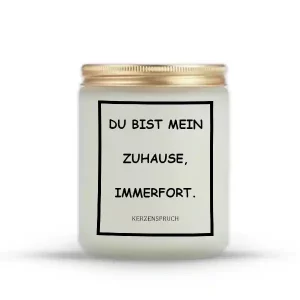 „DU BIST MEIN ZUHAUSE, IMMERFORT.“