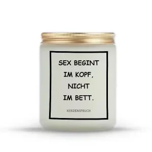 „SEX BEGINT IM KOPF, NICHT IM BETT.“
