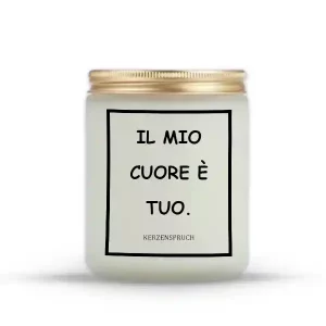 "IL MIO CUORE È TUO."