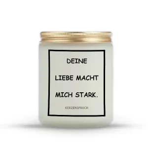 „DEINE LIEBE MACHT MICH STARK.“