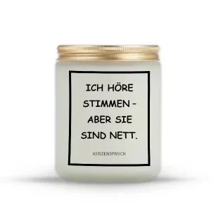„ICH HÖRE STIMMEN – ABER SIE SIND NETT.“