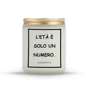 "L’ETÀ È SOLO UN NUMERO."