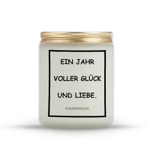 „EIN JAHR VOLLER GLÜCK UND LIEBE.“