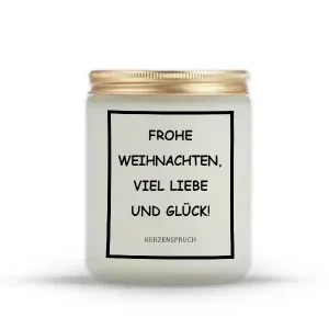 „FROHE WEIHNACHTEN, VIEL LIEBE UND GLÜCK!“