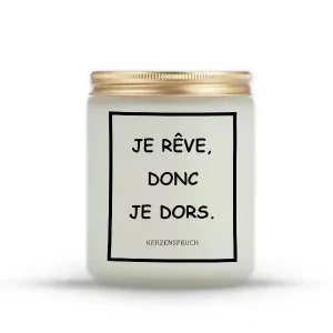 "JE RÊVE, DONC JE DORS."