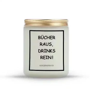 „BÜCHER RAUS, DRINKS REIN!“
