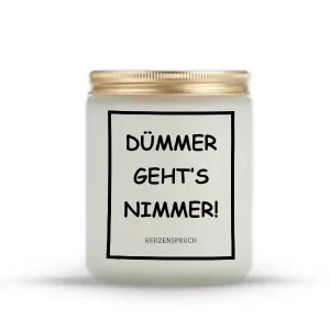 "DÜMMER GEHT’S NIMMER!"