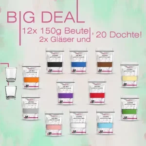 Aroma Kerzensand 12 er SET