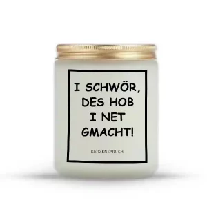„I SCHWÖR, DES HOB I NET GMACHT!“