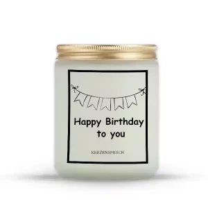 "Happy Birthday to you"