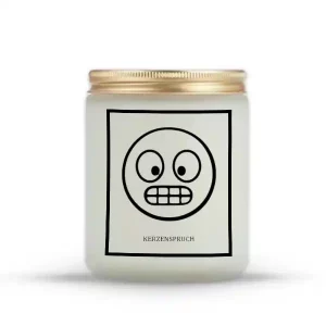 "Paniklicht Emoji Wachskerze"