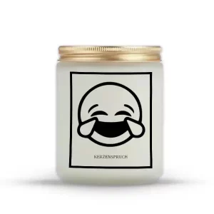 "Lachflamme Emoji Kerze"