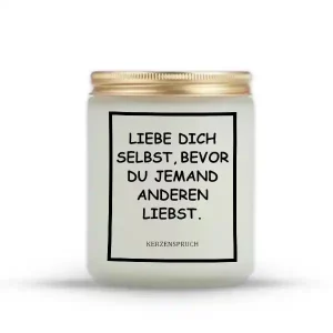 „LIEBE DICH SELBST, BEVOR DU JEMAND ANDEREN LIEBST.“