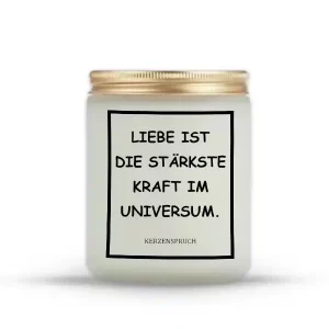 „LIEBE IST DIE STÄRKSTE KRAFT IM UNIVERSUM.“