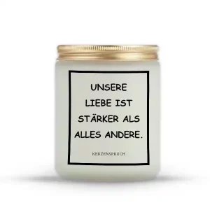 „UNSERE LIEBE IST STÄRKER ALS ALLES ANDERE.“