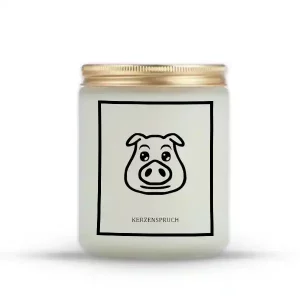Schwein Kerze