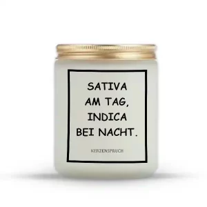 „SATIVA AM TAG, INDICA BEI NACHT.“