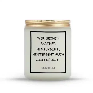 „WER SEINEN PARTNER HINTERGEHT, HINTERGEHT AUCH SICH SELBST.“