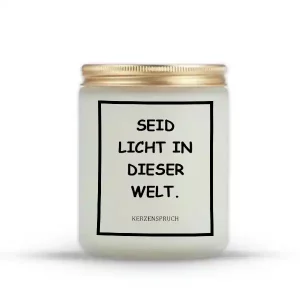 „SEID LICHT IN DIESER WELT.“