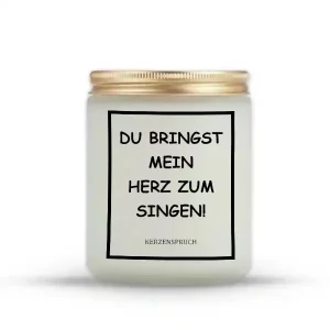 "DU BRINGST MEIN HERZ ZUM SINGEN!"