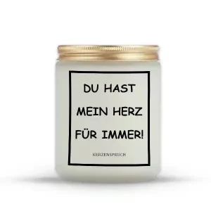 "DU HAST MEIN HERZ FÜR IMMER!"