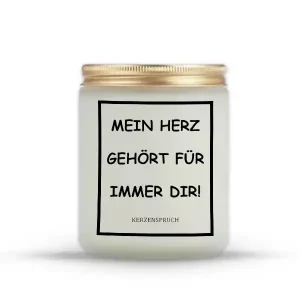 "MEIN HERZ GEHÖRT FÜR IMMER DIR!"