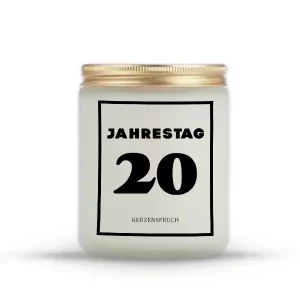 "Bin jetzt 20"