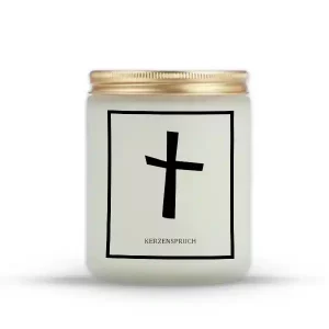 "DUFTKERZE MIT KREUZ"