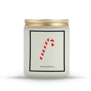 "Candy Cane Kerze"