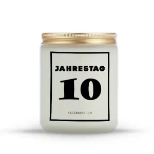 "Bin jetzt 10 Kerze"