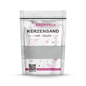 Kerzensand Granulat Felsengrau