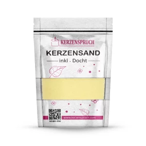 Kerzensand Granulat Zitronengelb