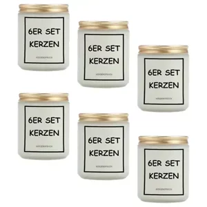 Kerzen 6er Set