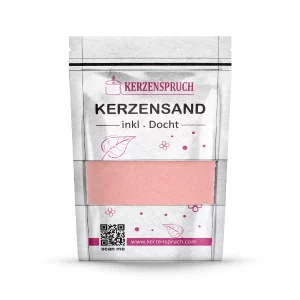 Kerzensand Granulat Zartrosa