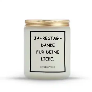 „JAHRESTAG – DANKE FÜR DEINE LIEBE.“