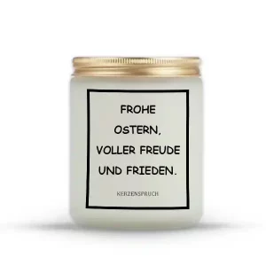 „FROHE OSTERN, VOLLER FREUDE UND FRIEDEN.“
