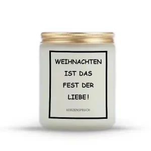 „WEIHNACHTEN IST DAS FEST DER LIEBE!“