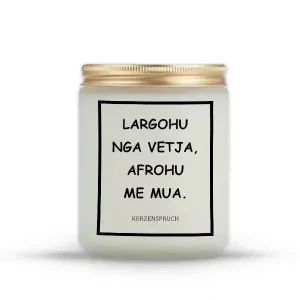 LARGOHU NGA VETJA, AFROHU ME MUA.