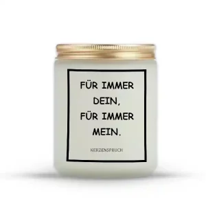 „FÜR IMMER DEIN, FÜR IMMER MEIN.“