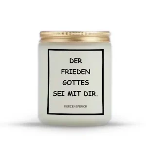 „DER FRIEDEN GOTTES SEI MIT DIR.“