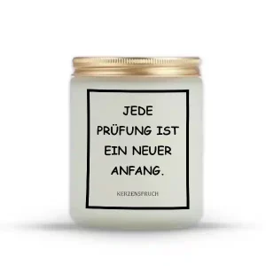 „JEDE PRÜFUNG IST EIN NEUER ANFANG.“